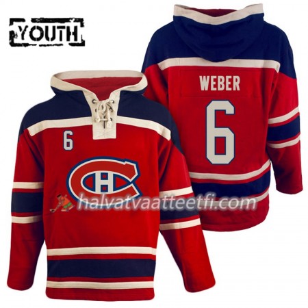 Lasten NHL Montreal Canadiens Shea Weber 6 Punainen Sawyer Hooded Sweatshirt